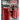 Red Rhinestones Mini Stun Gun and Pepper Spray Combo for Self Defense