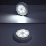 6 LEDS MOTION SENSING STICK ON ANYWHERE CABINET LIGHT(BUBBLE BAG PACKING) WHITE COLOR WHITE LIGHT - Safe At College