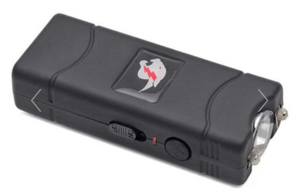 Mini Stun Gun and Pepper Spray Combo for Self Defense - Black Bling